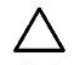 Obraz przedstawiający trójkąt jako oznaczenie na metce ubrania.